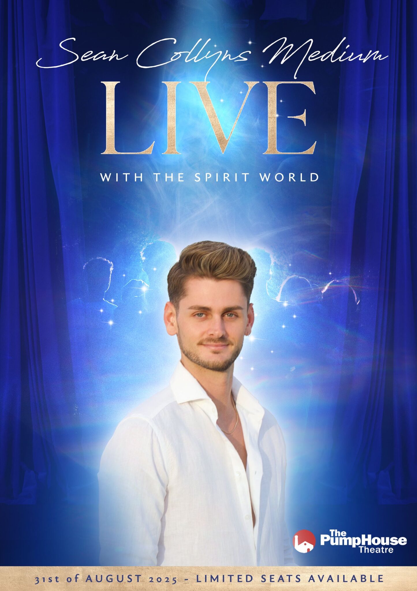 Sean Collyns Medium Live with the Spirit World - The PumpHouse Theatre